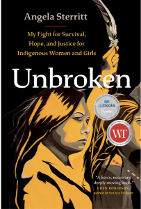 Cover of a book with illustration of a woman staring into light